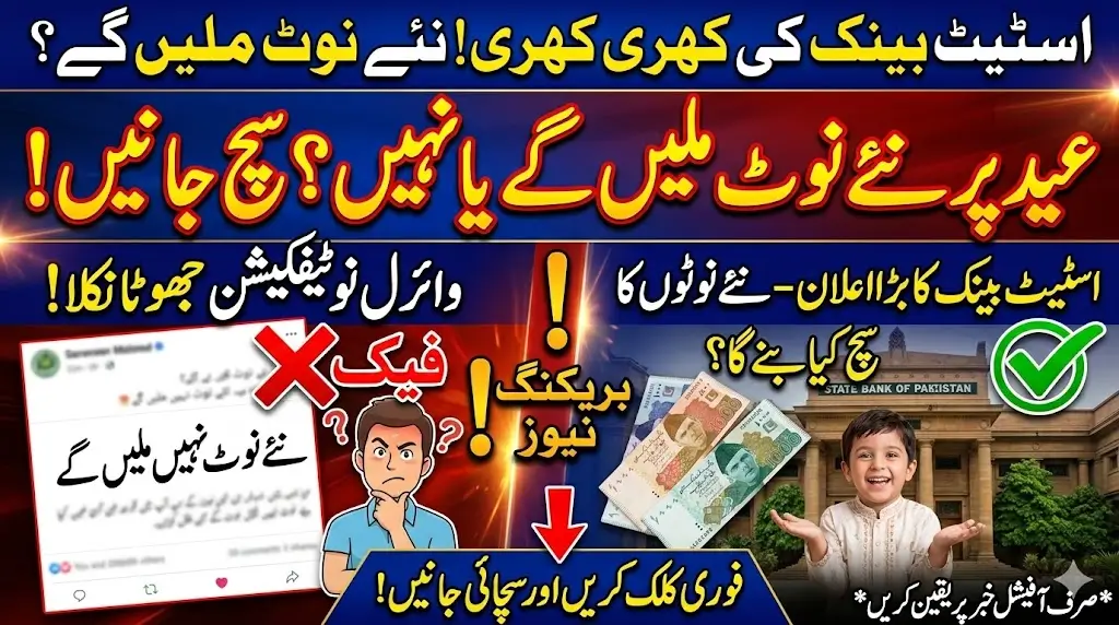 Will New Currency Notes 2026 Be Available on Eid-ul-Fitr? State Bank of Pakistan Clarifies Viral Notification
